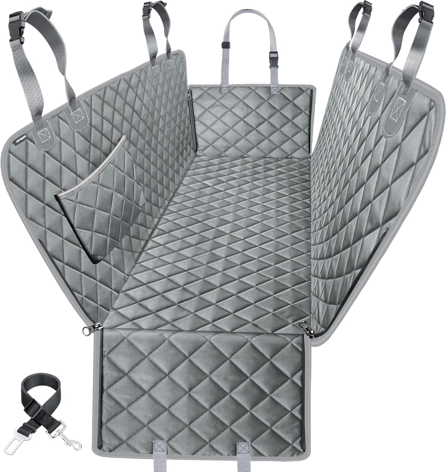 Waterproof Dog Car Seat Cover for Back Seat – Anti-Slip & Scratch Proof