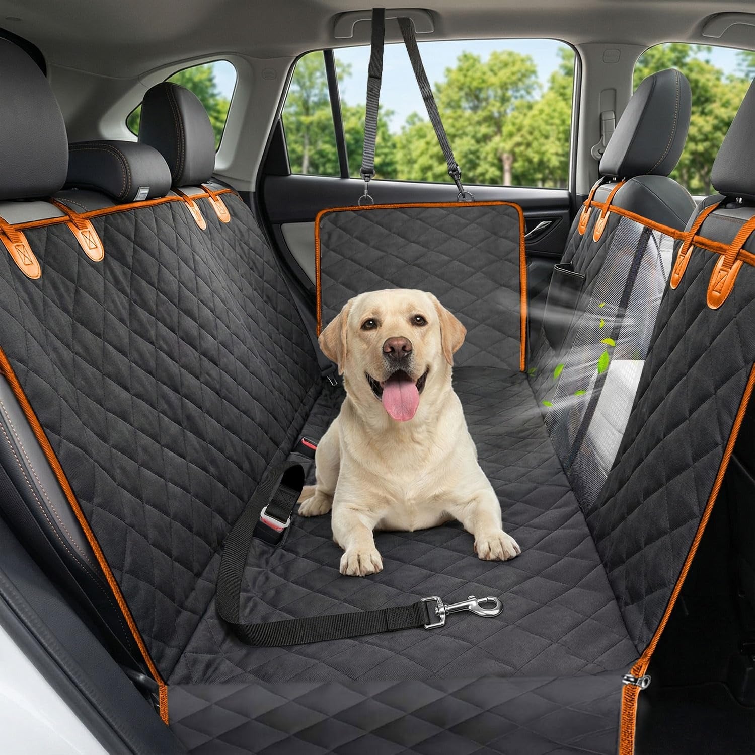 Dog Car Seat Cover Waterproof – Back Seat Protector for Dogs