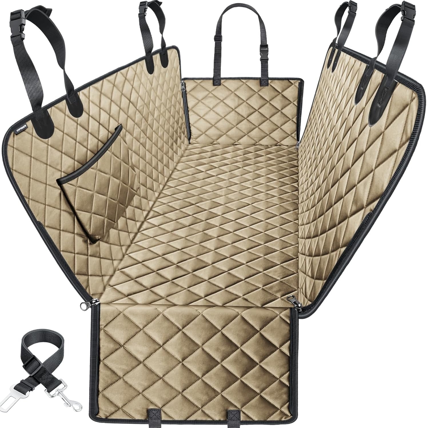 Waterproof Dog Car Seat Cover for Back Seat – Anti-Slip & Scratch Proof