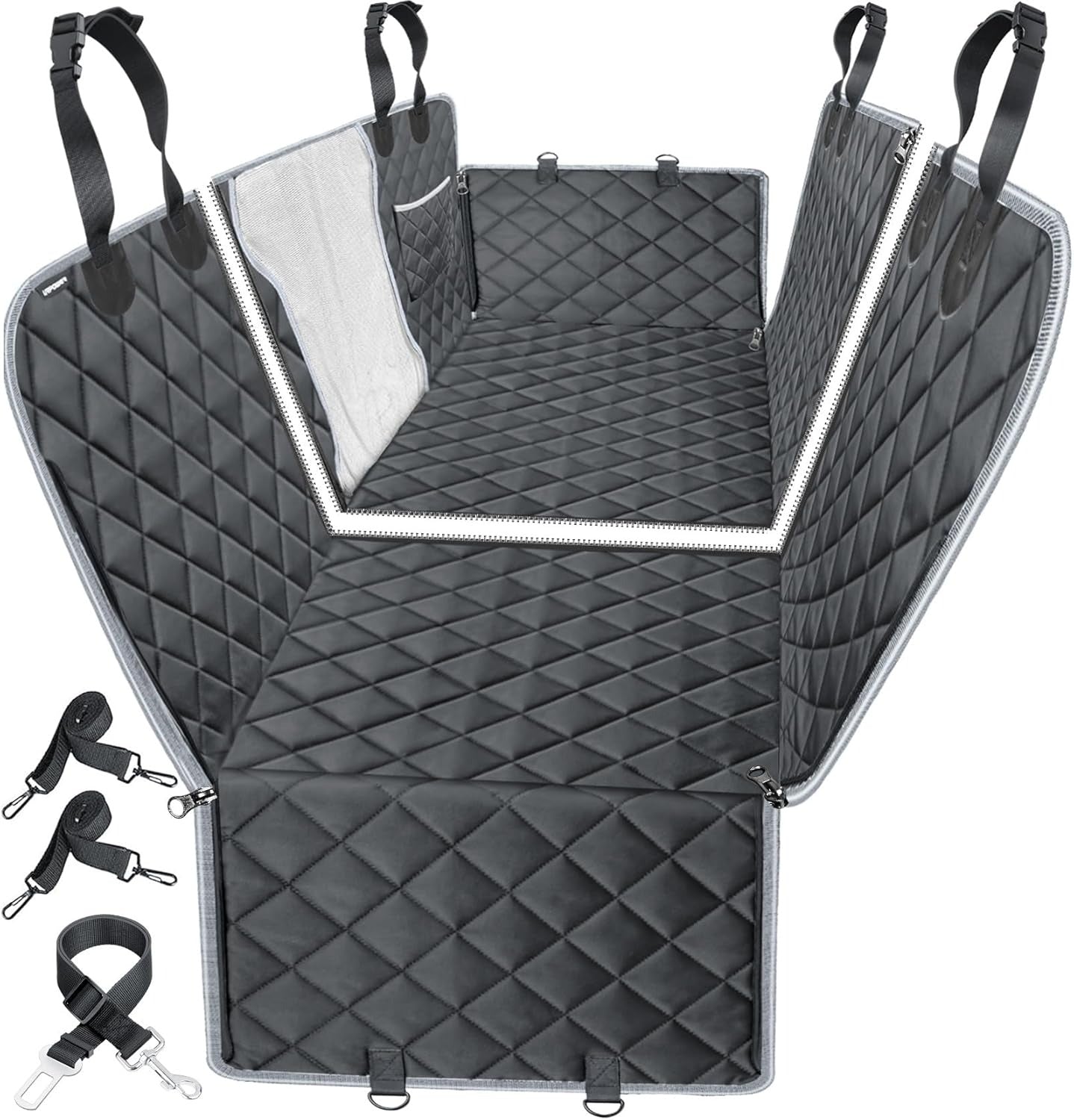 Waterproof Dog Car Seat Cover for Back Seat – Anti-Slip & Scratch Proof