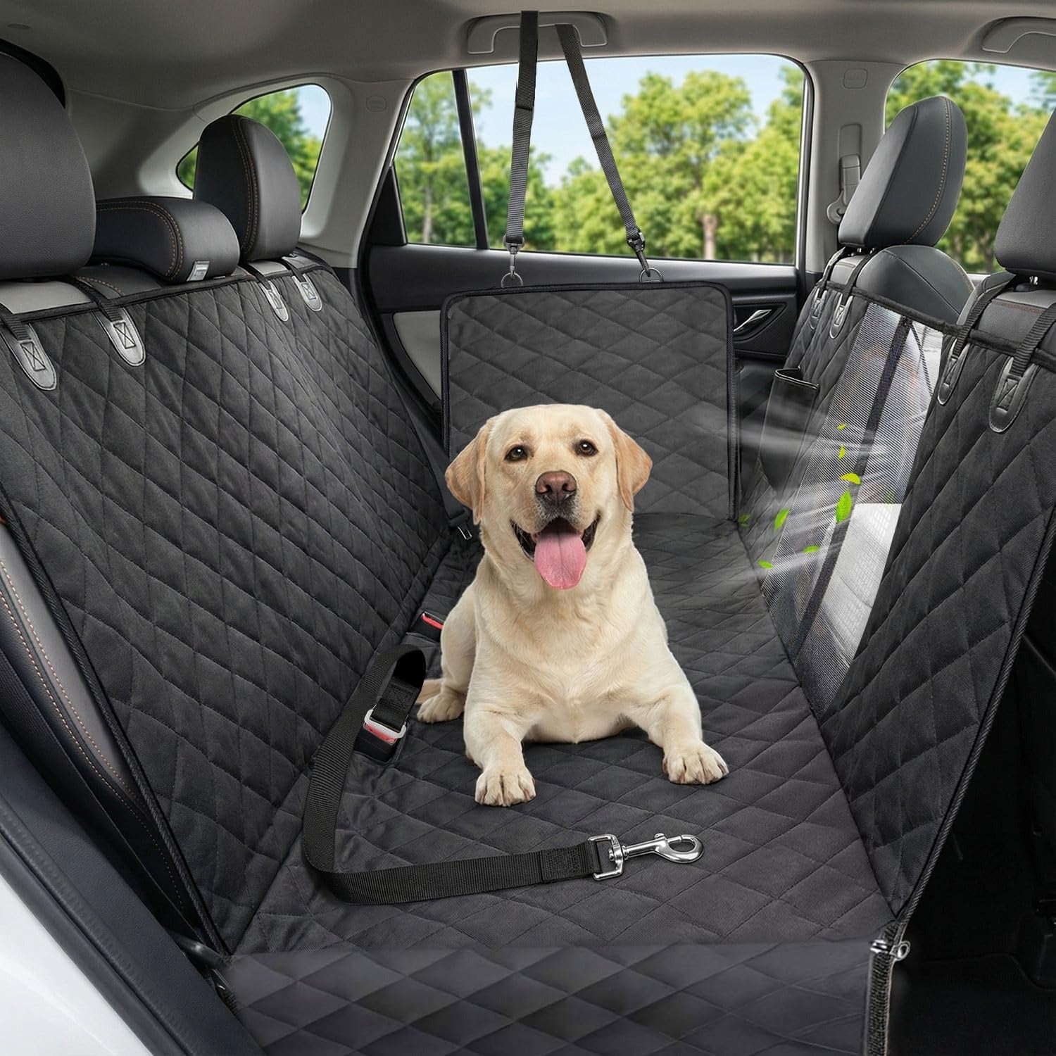 Dog Car Seat Cover Waterproof – Back Seat Protector for Dogs