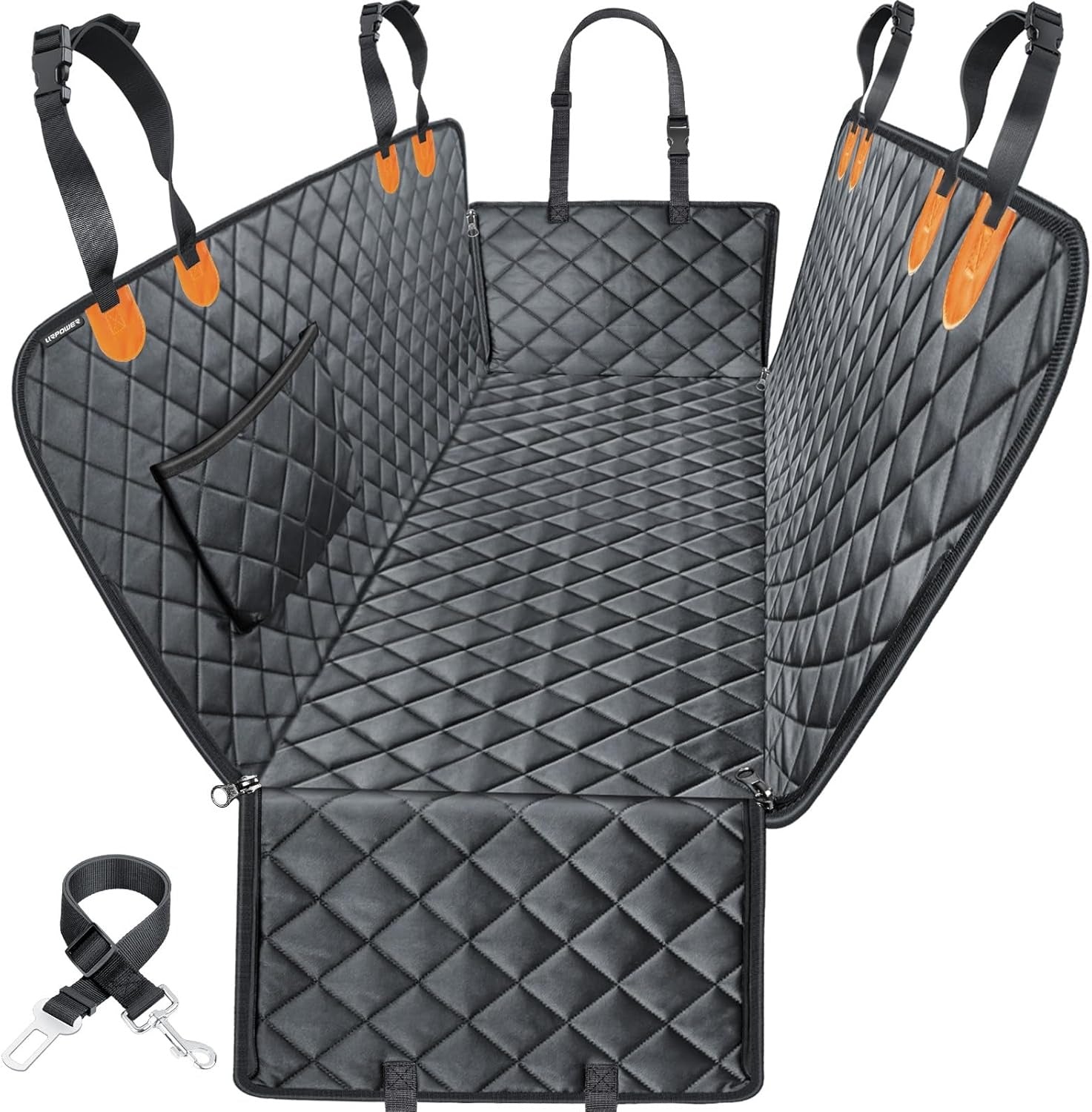 Waterproof Dog Car Seat Cover for Back Seat – Anti-Slip & Scratch Proof