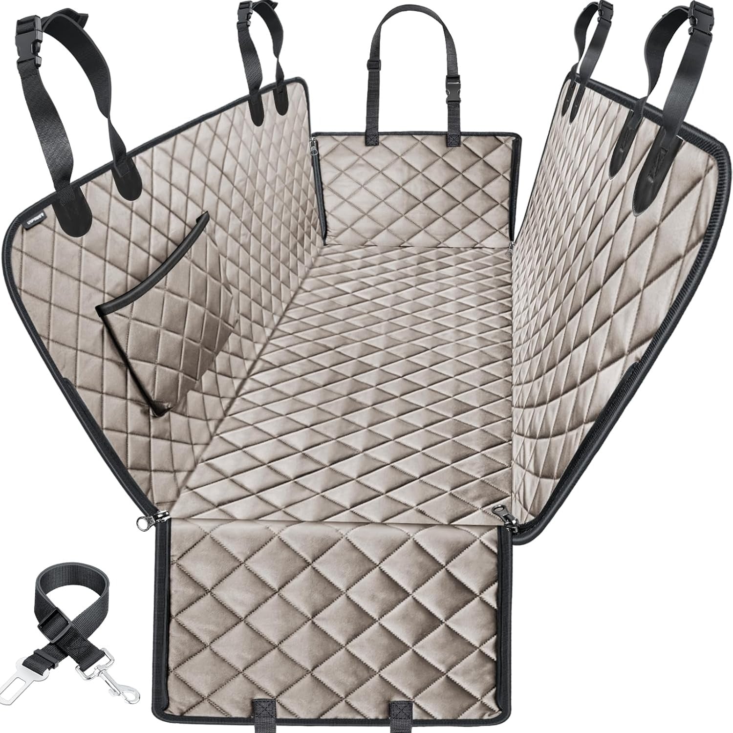 Waterproof Dog Car Seat Cover for Back Seat – Anti-Slip & Scratch Proof