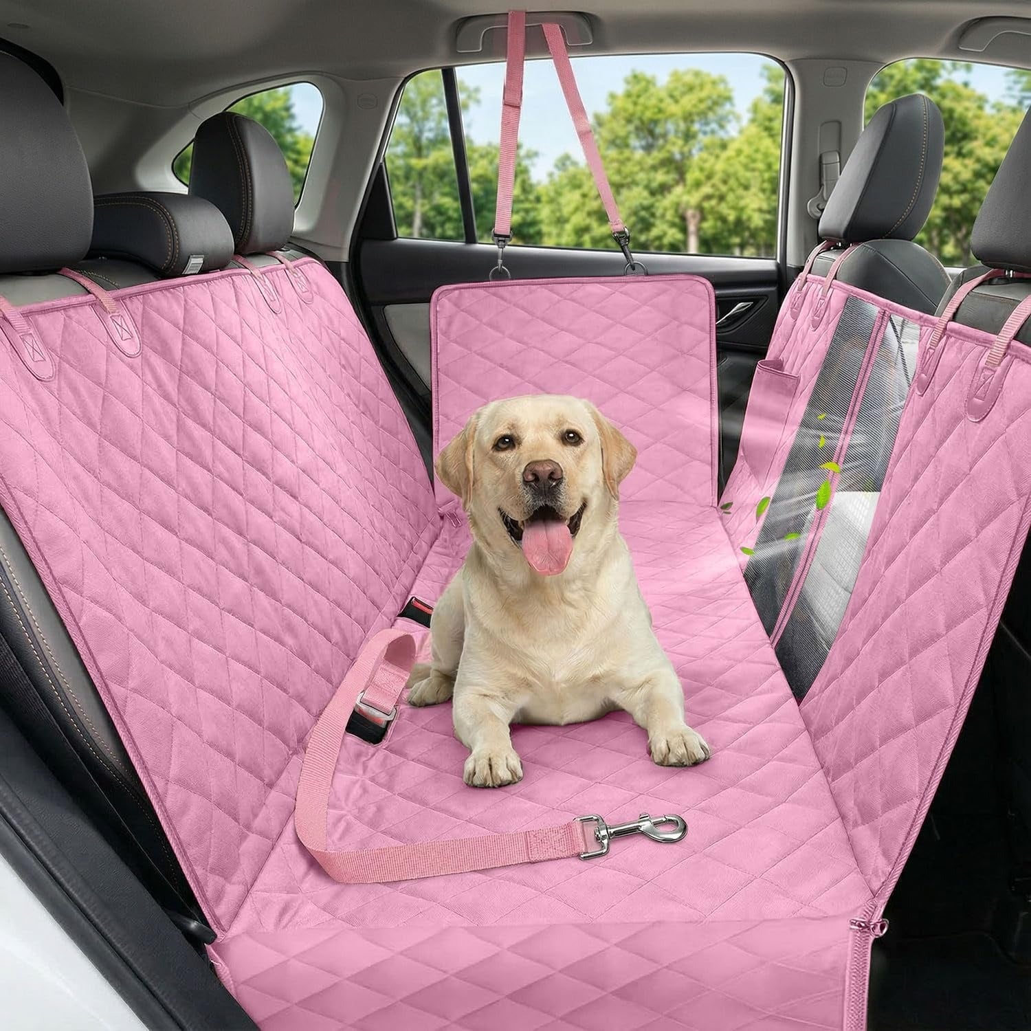 Dog Car Seat Cover Waterproof – Back Seat Protector for Dogs